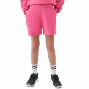 Lány melegítőnadrág rövidnadrág 4F JUNIOR SHORTS CAS F470-54S-PINK kép