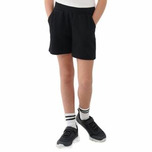Lány melegítőnadrág rövidnadrág 4F JUNIOR SHORTS CAS F470-20S-DEEP BLACK kép