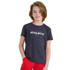 Fiú edzőpóló rövid ujjú 4F JUNIOR TSHIRT FNK M1209-22S-ANTHRACITE kép