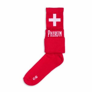 Túrázó zoknik PHERUN Rescue RED Swiss 39-42 kép