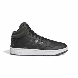 Férfi bokacsizmák télen ADIDAS Hoops 3.0 Mid WTR core black grey six cloud white kép