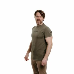 Férfi rövid ujjú túrázó póló EVERETT T-REK olive kép