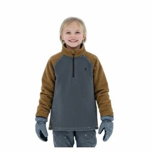 Gyerek Polár pulóver COLOR KIDS Fleece Stretch - Colorblock-7842-Stormy Weather kép