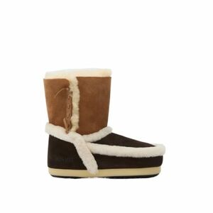 Alacsony téli cipők MOON BOOT MB EVX PATCH-MM05 DARK BROWN COGNAC kép