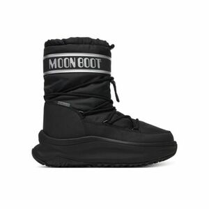 Férfi bokacsizmák télen MOON BOOT MB MOON247 POLAR WP-NH36 BLACK SILVER kép
