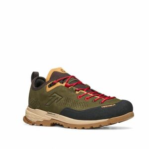 Férfi alacsony túrázó teljes bőr cipő TECNICA Sulfur NBK Ms, dark green red kép