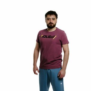 Férfi rövid ujjú póló AUTHORITY T-SOLID M burgundy kép