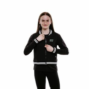 Lány kapucnis pulóver cipzárral AUTHORITY B-BOOM G black kép