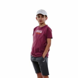 Fiú póló rövid ujjú AUTHORITY T-KEEPON B burgundy kép