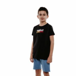 Fiú póló rövid ujjú AUTHORITY T-ORG B black kép
