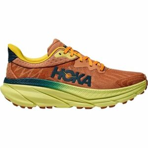 Férfi futó trail cipők HOKA Challenger 7 terra cotta yuzu kép