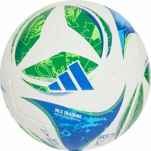 Futball labda ADIDAS MLS TRN WHITE GREEN GLOBLU S kép