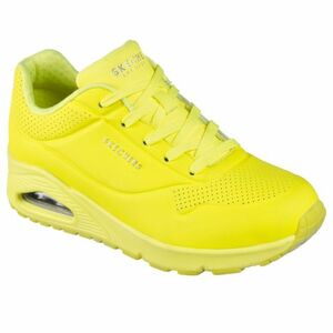 Női szabadidőcipők SKECHERS Uno Night Shades neon yellow kép