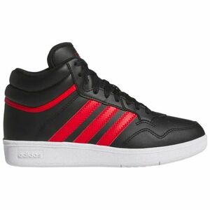 Fiú szabadidőcipők ADIDAS Hoops 4.0 Mid Jr core black better scarlet cloud white kép