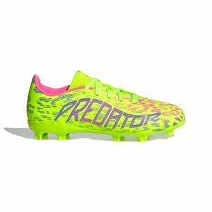 Fiú focicipők kültéri ADIDAS Predator League Jr FG lucid lemon blue fusion lucid pink kép