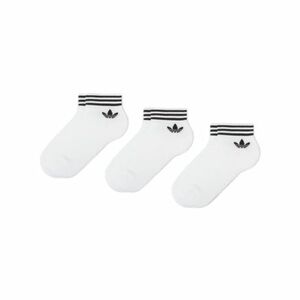 Zoknik ADIDAS ORIGINALS 3-PACK - TREF ANK SCK HC WHITE BLACK kép