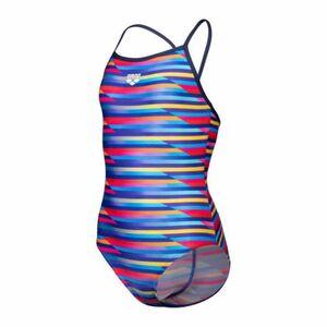 Lány úszó egyrészes fürdőruhája ARENA GIRLS RACING STRIPE SWIMSUIT LIGHTDROP BACK kép