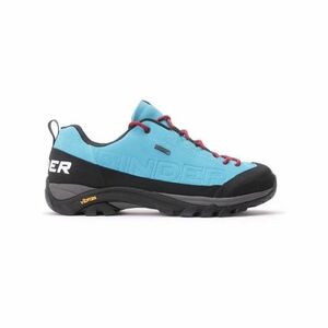 Női alacsony túrázó teljes bőr cipő NORTHFINDER Mana azure blue kép