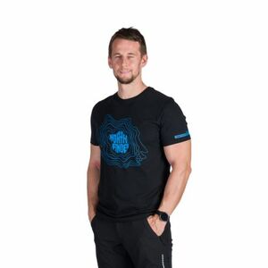 Férfi rövid ujjú túrázó póló NORTHFINDER FRANZ-269black kép