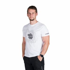 Férfi rövid ujjú túrázó póló NORTHFINDER FRANZ-377white kép