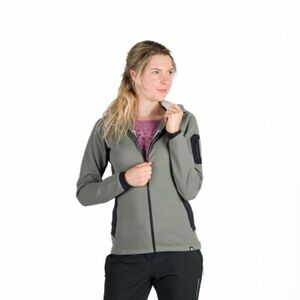 Női túrázó pulóver cipzárral NORTHFINDER MARCELLA-807lightgreenblack kép