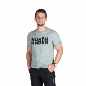 Férfi rövid ujjú túrázó póló NORTHFINDER JOSEF-333lightgreen kép