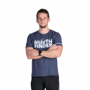 Férfi rövid ujjú túrázó póló NORTHFINDER JOSEF-464bluenights kép