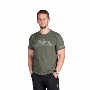 Férfi rövid ujjú túrázó póló NORTHFINDER JORG-300darkgreen kép