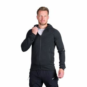 Férfi túrázó pulóver cipzárral NORTHFINDER EGON 411greyblack kép