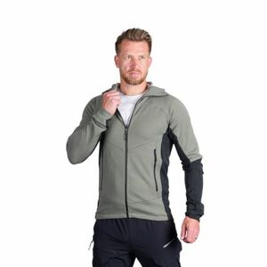 Férfi túrázó pulóver cipzárral NORTHFINDER EGON 807lightgreenblack kép