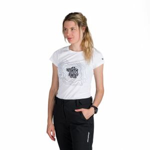 Női rövid ujjú túrázó póló NORTHFINDER MANDI-377white kép