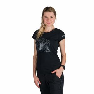 Női rövid ujjú túrázó póló NORTHFINDER SABRINA-269black kép