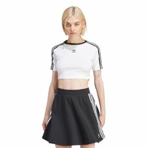 Női rövid ujjú póló ADIDAS ORIGINALS 3 S BABY TEE-WHITE kép