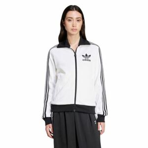Női cipzáras pulóver ADIDAS ORIGINALS CLASSIC TT-WHITE kép