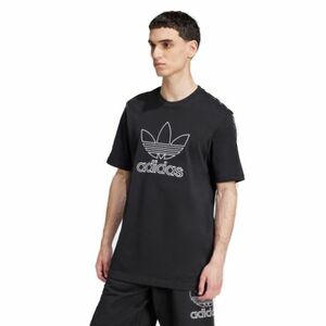 Férfi rövid ujjú póló ADIDAS ORIGINALS OUTL TREF TEE-BLACK kép