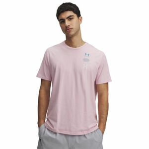 Férfi rövid ujjú póló UNDER ARMOUR UA M 60 40S EVOL LOGO SS-PNK kép