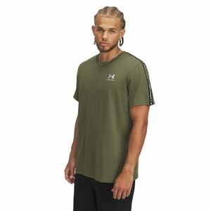 Férfi rövid ujjú póló UNDER ARMOUR UA Icon HWT Tee Taping-GRN kép