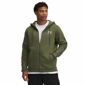 Férfi bélelt zipzáras pulóver UNDER ARMOUR UA Icon Fleece FZ Taping-GRN kép