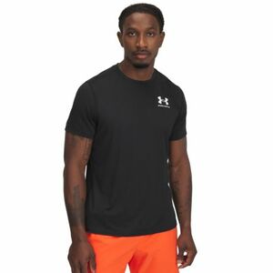 Férfi rövid ujjú kompressziós póló UNDER ARMOUR UA Heatgear Fitted SS-BLK kép