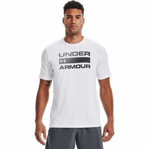 Férfi rövid ujjú póló UNDER ARMOUR UA TEAM ISSUE WORDMARK SS-WHT kép