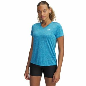 Női rövid ujjú edzőpóló UNDER ARMOUR Tech SSV- Twist-BLU kép