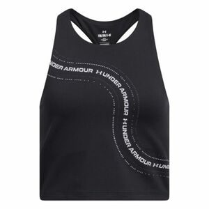 Lány edzőpóló UNDER ARMOUR G Motion Branded Crop Tank-BLK kép