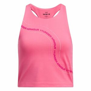 Lány edzőpóló UNDER ARMOUR G Motion Branded Crop Tank-PNK kép