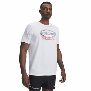 Férfi rövid ujjú póló UNDER ARMOUR PROJECT ROCK Iron SS-WHT kép