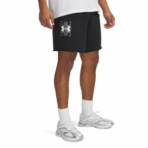 Férfi melegítőnadrág rövidnadrág UNDER ARMOUR UA Rival TerryLogo8inShort-BLK kép