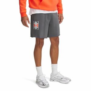 Férfi melegítőnadrág rövidnadrág UNDER ARMOUR UA Rival TerryLogo8inShort-GRY kép