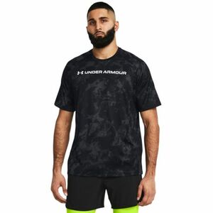 Férfi rövid ujjú edzőpóló UNDER ARMOUR UA TECH ABC CAMO SS-BLK kép