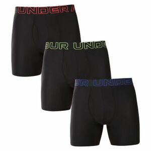 Férfi boxeralsók UNDER ARMOUR 3 PACK-UA PERFORMANCE TECH- SOLID 6in-BLK kép