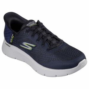 Férfi szabadidőcipő SKECHERS Go Walk Flex New World Slip-Ins navy lime kép