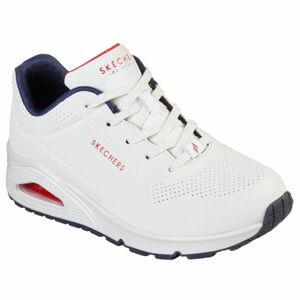 Női szabadidőcipők SKECHERS Uno Stand On Air white navy kép